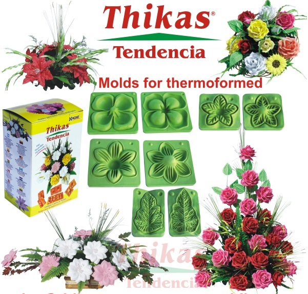 THIKAS TENDENCIA, 4 PARES DE MOLDES
